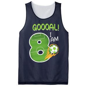 Soccer i'm 8 years old birthday Mesh Reversible Basketball Jersey Tank