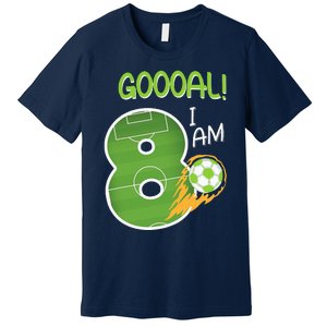 Soccer i'm 8 years old birthday Premium T-Shirt