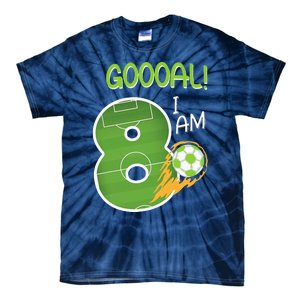 Soccer i'm 8 years old birthday Tie-Dye T-Shirt