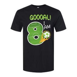 Soccer i'm 8 years old birthday Softstyle CVC T-Shirt