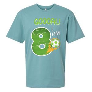 Soccer i'm 8 years old birthday Sueded Cloud Jersey T-Shirt