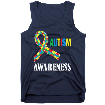 Social Interaction Autism Awareness Autistic Support Tank Top