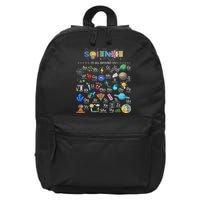 Science Is All Around Us Science Alphabet Stem Scientist 16 in Basic Backpack