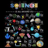 Science Is All Around Us Science Alphabet Stem Scientist 16 in Basic Backpack