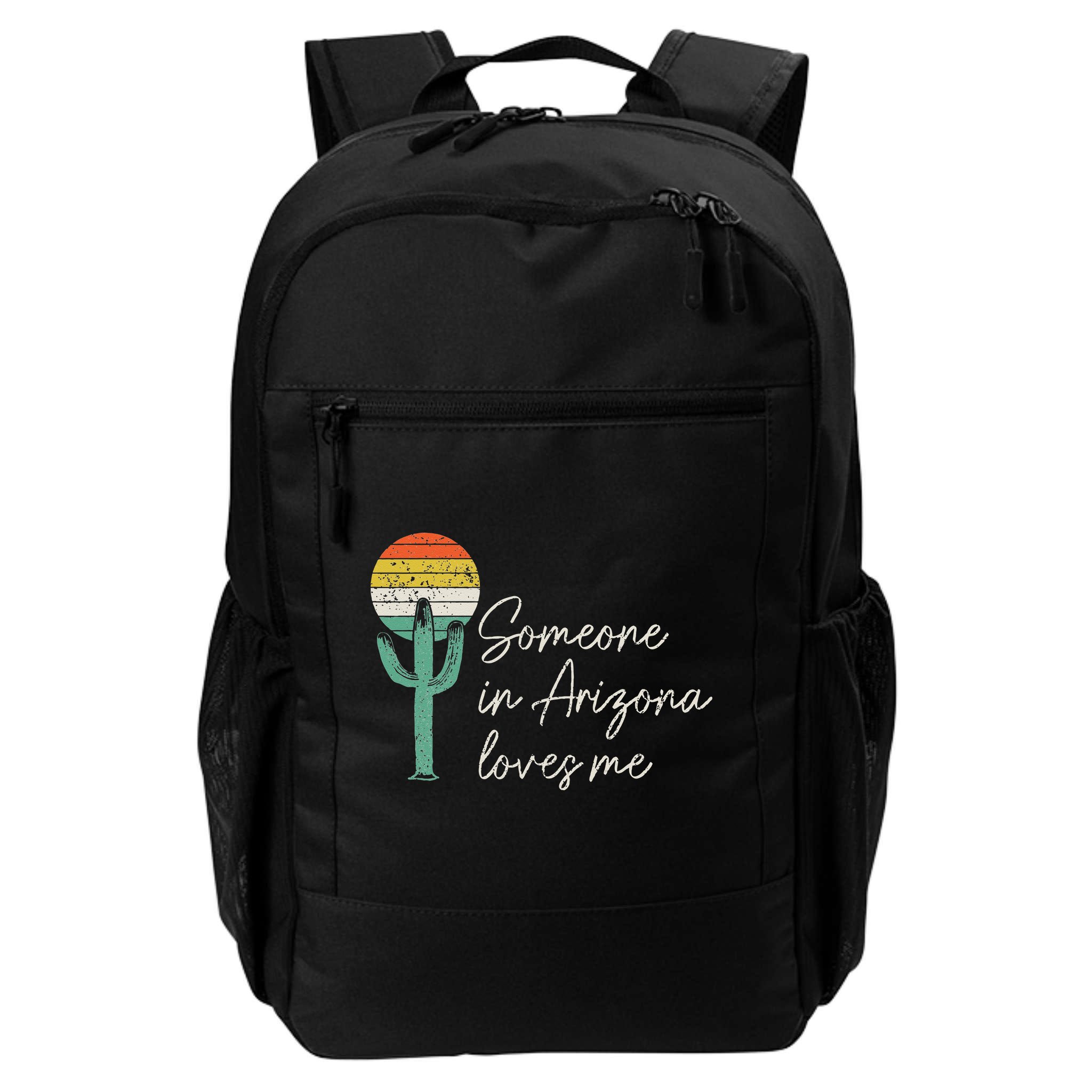 Someone In Arizona Loves Me Cactus AZ Vintage Backpack