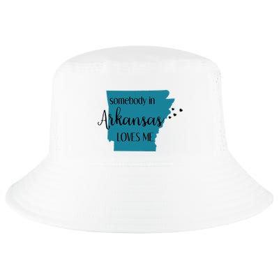 Somebody In Arkansas Loves Me State Cool Comfort Performance Bucket Hat