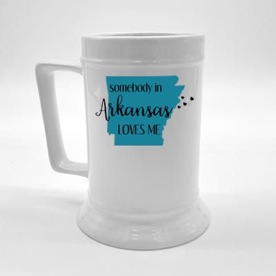 Somebody In Arkansas Loves Me State Beer Stein