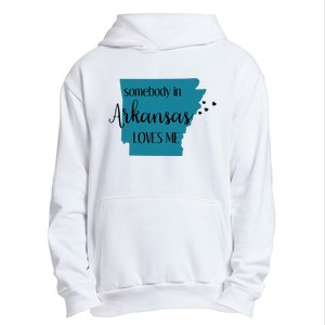 Somebody In Arkansas Loves Me State Urban Pullover Hoodie