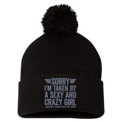 Sorry IM Already Taken Pom Pom 12in Knit Beanie