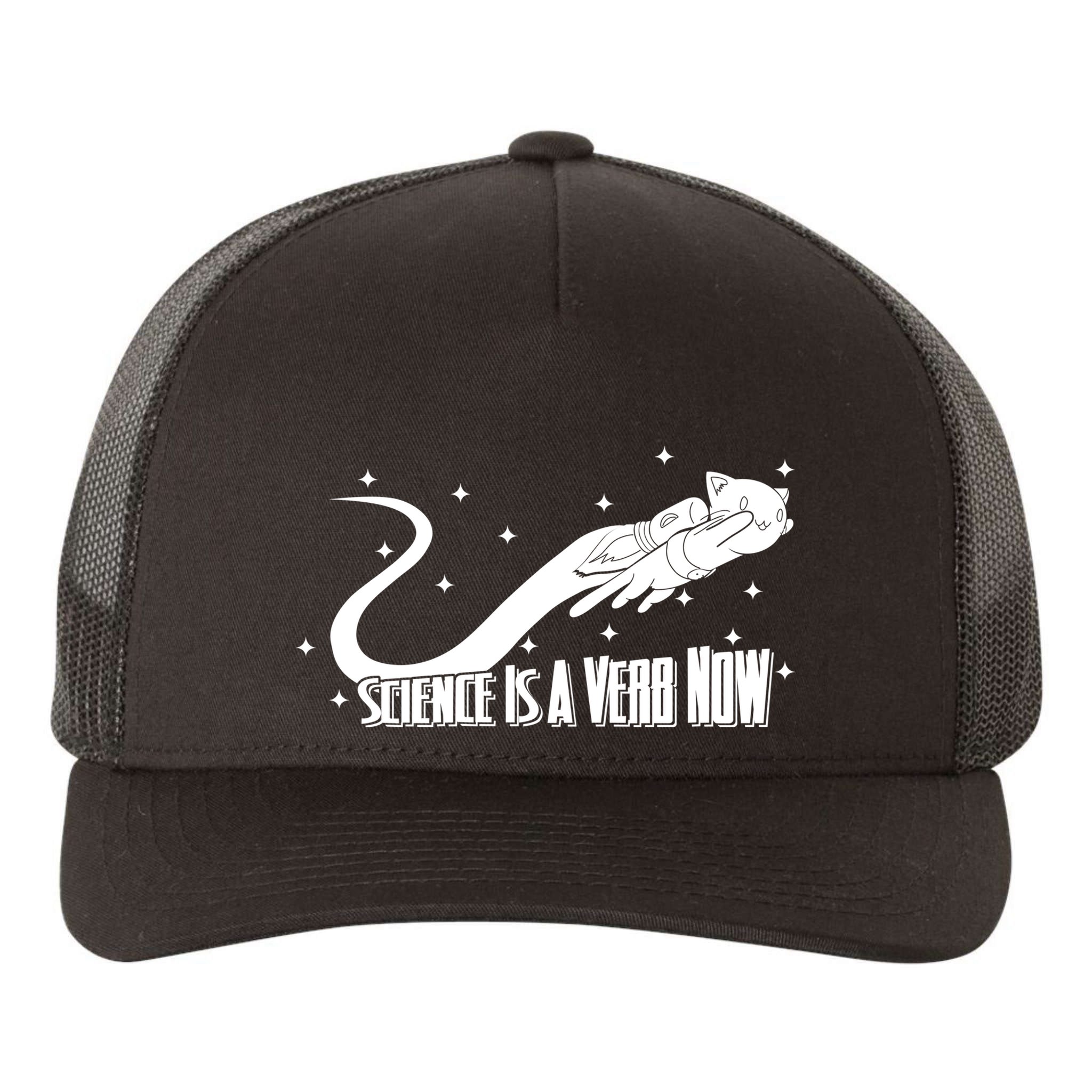 Science Is A Verb Now Yupoong Adult 5-Panel Trucker Hat