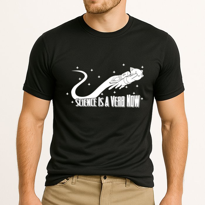 Science Is A Verb Now Cooling Performance Crew T-Shirt