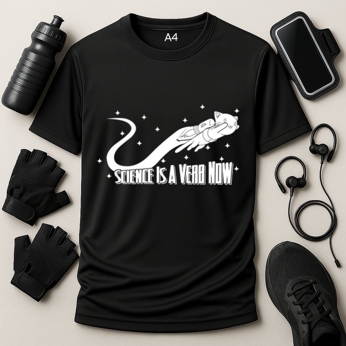 Science Is A Verb Now Cooling Performance Crew T-Shirt