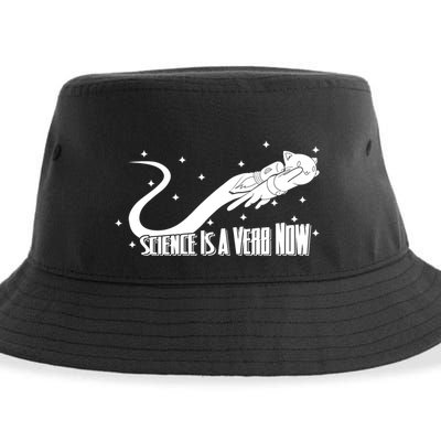 Science Is A Verb Now Sustainable Bucket Hat