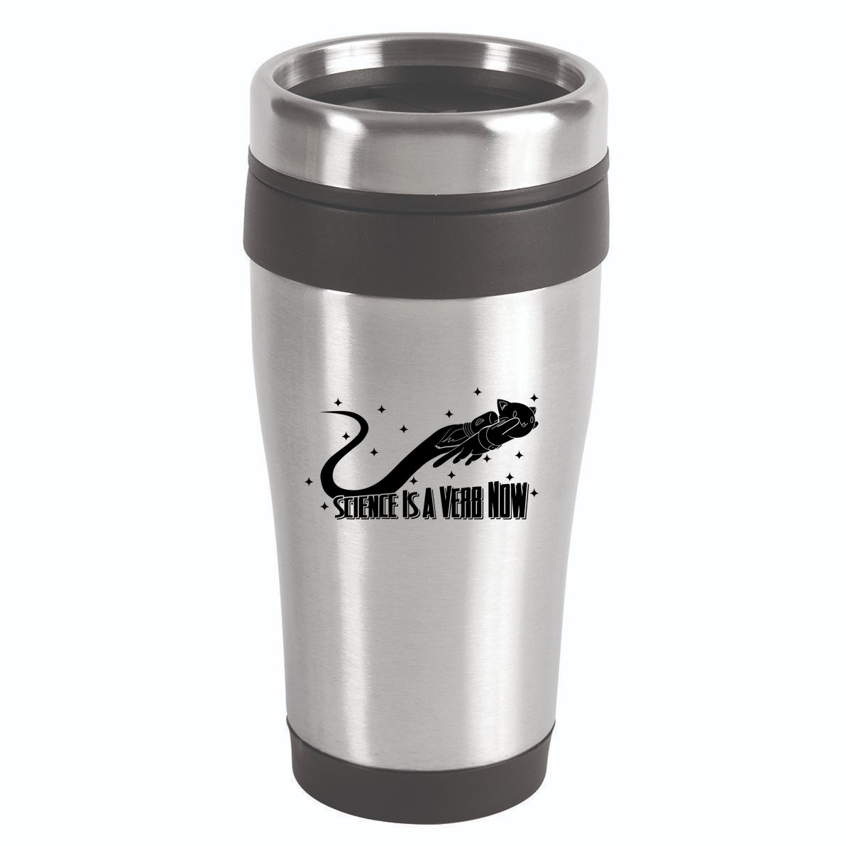 Science Is A Verb Now 16oz Travel Tumbler
