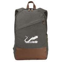 Science Is A Verb Now Cotton Canvas Backpack