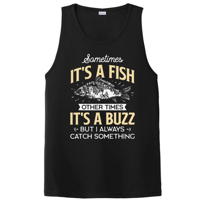 Sometimes Its A Fish Funny Fishing & Angler Joke Gift PosiCharge Competitor Tank