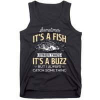 Sometimes Its A Fish Funny Fishing & Angler Joke Gift Tank Top