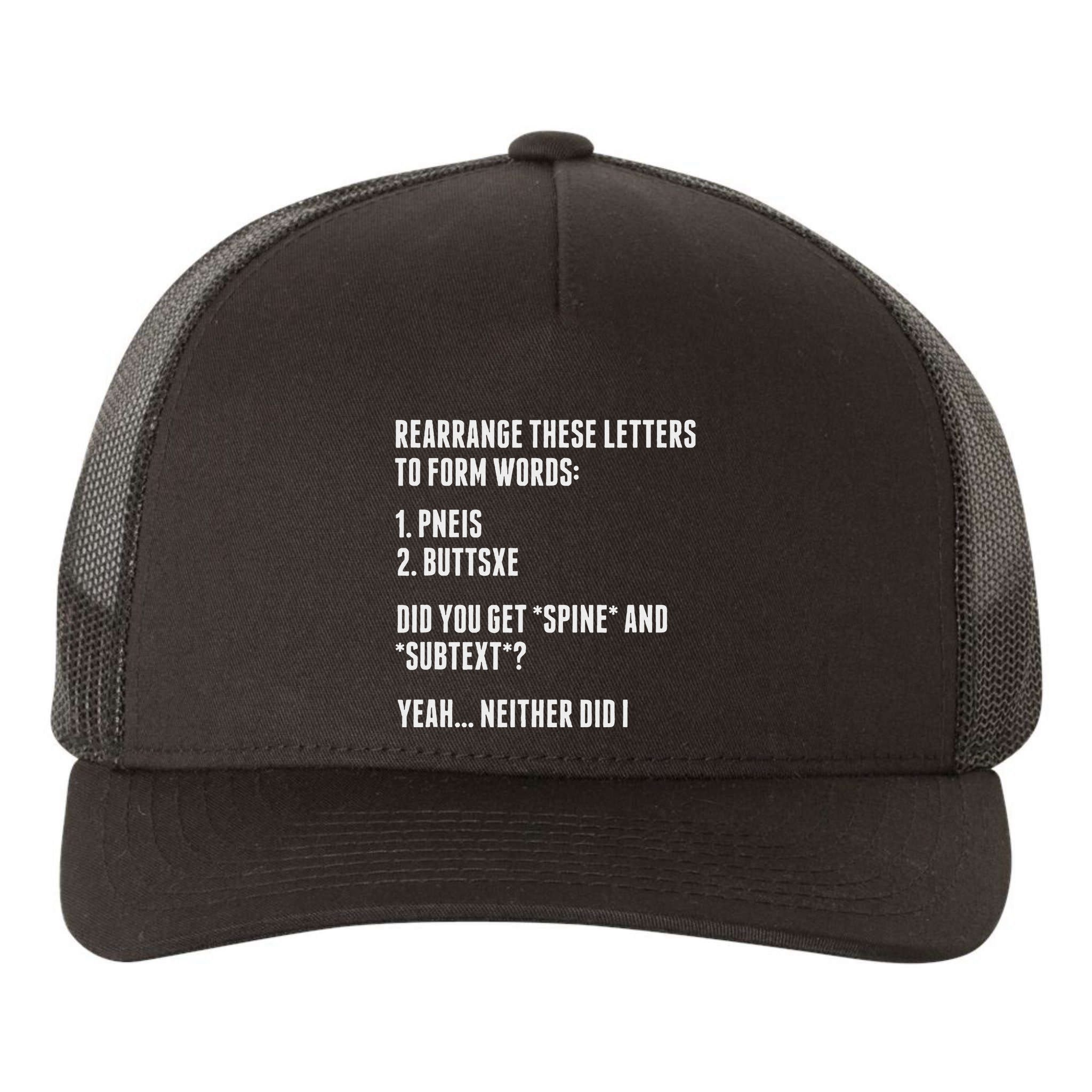 Sexual Innuendo Adult Humor Offensive Dirty Pun Gag Gift Yupoong Adult 5-Panel Trucker Hat