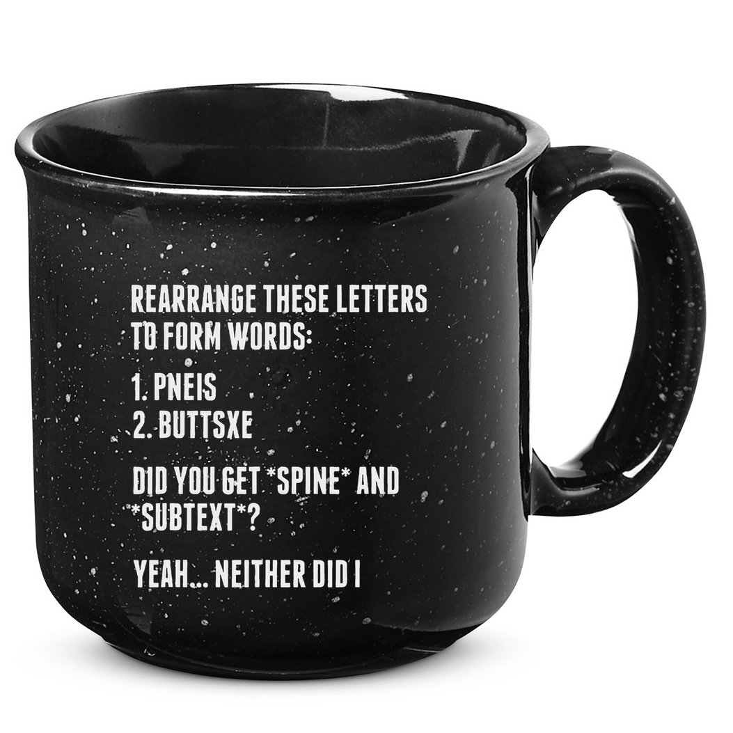 Sexual Innuendo Adult Humor Offensive Dirty Pun Gag Gift 15oz Campfire Ceramic Mug