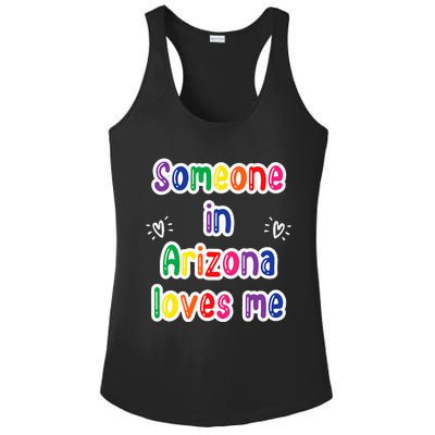 Someone In Arizona Loves Me Ladies PosiCharge Competitor Racerback Tank