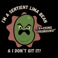 Spawnonme IM A Sentient Lima Bean And I DonT Git It Flat Bill Trucker Hat
