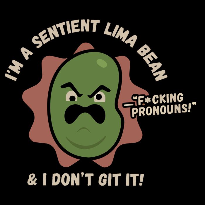 Spawnonme IM A Sentient Lima Bean And I DonT Git It Flat Bill Trucker Hat