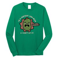 Spawnonme IM A Sentient Lima Bean And I DonT Git It Long Sleeve Shirt