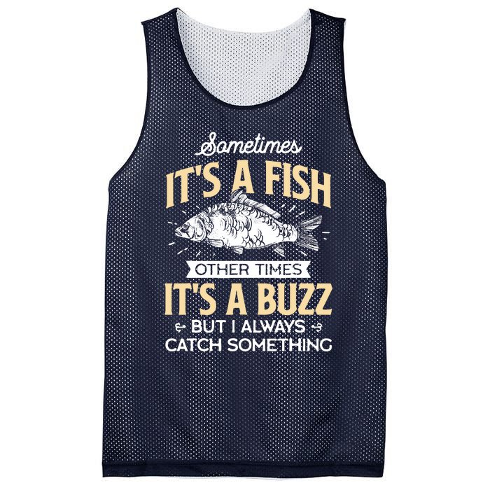 Sometimes ItS A Fish Funny Fishing & Angler Joke Gift Mesh Reversible Basketball Jersey Tank