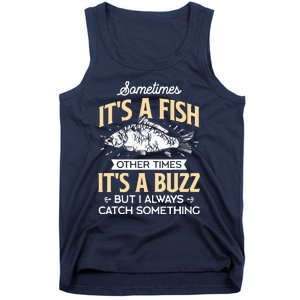 Sometimes ItS A Fish Funny Fishing & Angler Joke Gift Tank Top