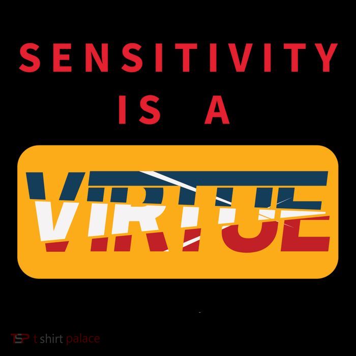 Sensitivity Is A Virtue Tshirt Flexfit Unipanel Trucker Cap