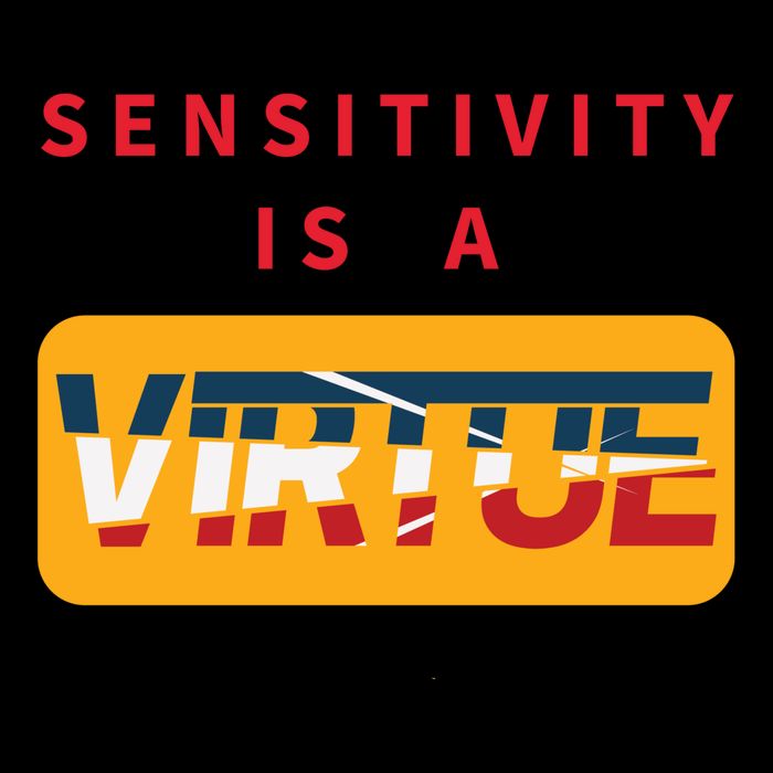 Sensitivity Is A Virtue Tshirt Drawstring Bag