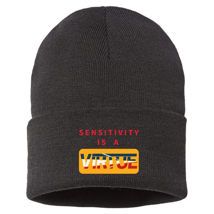 Sensitivity Is A Virtue Tshirt Sustainable Knit Beanie