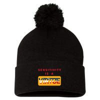 Sensitivity Is A Virtue Tshirt Pom Pom 12in Knit Beanie