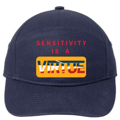 Sensitivity Is A Virtue Tshirt 7-Panel Snapback Hat