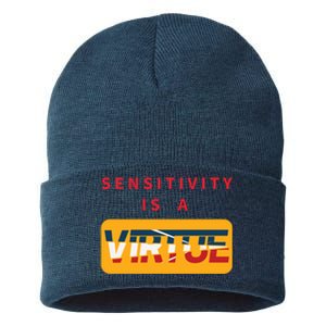 Sensitivity Is A Virtue Tshirt Sustainable Knit Beanie