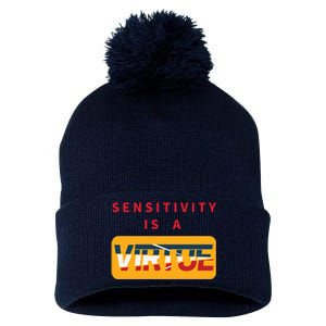 Sensitivity Is A Virtue Tshirt Pom Pom 12in Knit Beanie