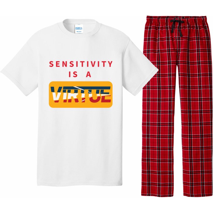 Sensitivity Is A Virtue Tshirt Pajama Set