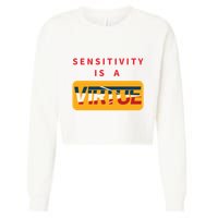 Sensitivity Is A Virtue Tshirt Cropped Pullover Crew
