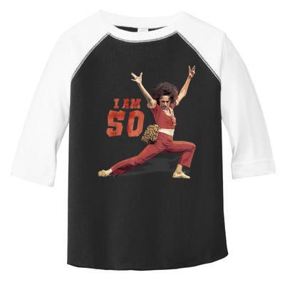 Sally I Am 50 Vintage Fifty Years Old 50th Birthday Toddler Fine Jersey T-Shirt