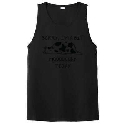 Sorry, I'm a bit Moody Today Cute moody Cow PosiCharge Competitor Tank