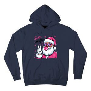 Santa Is A Taylor Lover Funny Christmas Holiday Santa Claus Tall Hoodie