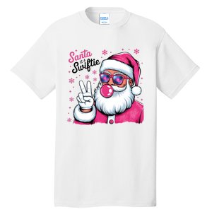 Santa Is A Taylor Lover Funny Christmas Holiday Santa Claus Tall T-Shirt