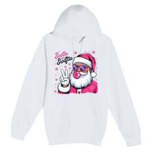 Santa Is A Taylor Lover Funny Christmas Holiday Santa Claus Premium Pullover Hoodie