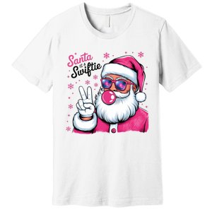 Santa Is A Taylor Lover Funny Christmas Holiday Santa Claus Premium T-Shirt