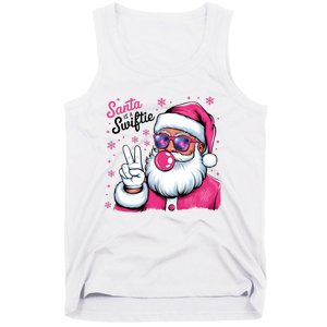 Santa Is A Taylor Lover Funny Christmas Holiday Santa Claus Tank Top