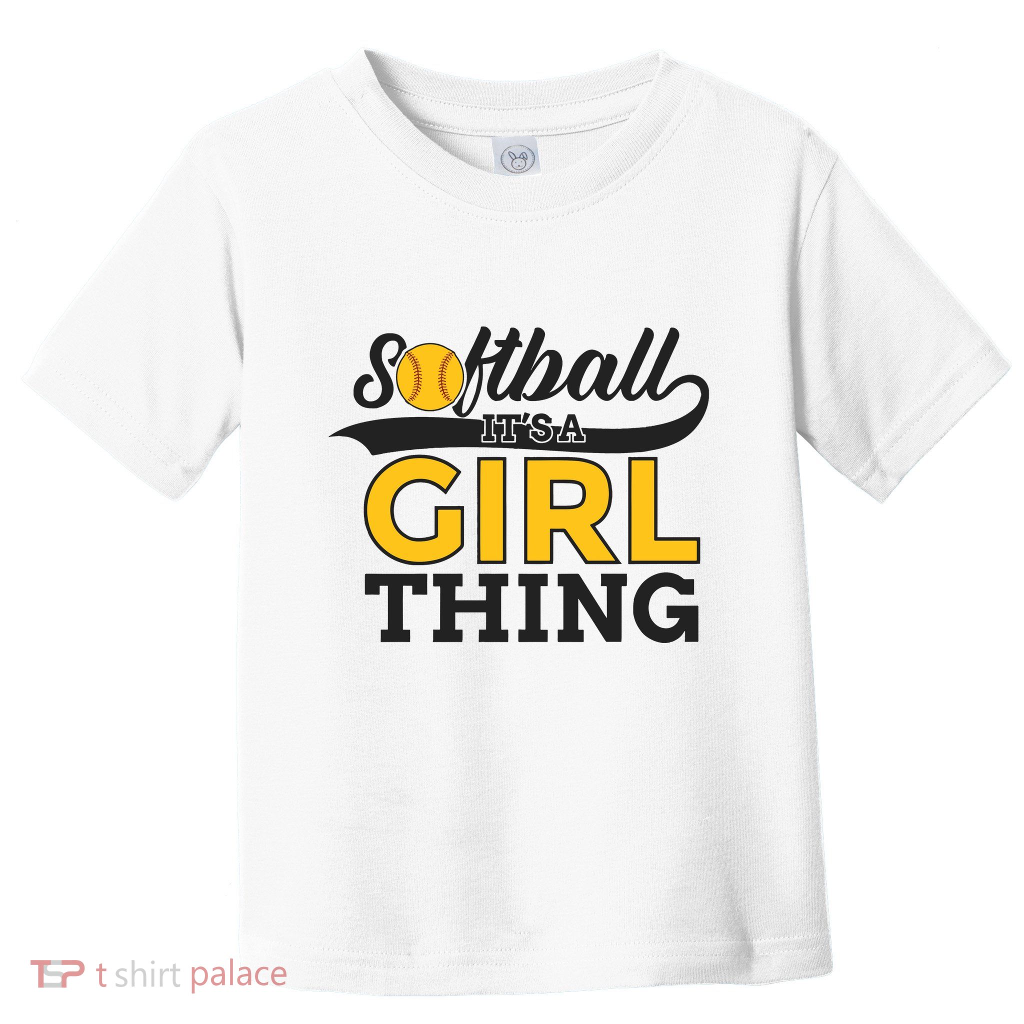 Softball ItS A Girl Thing Toddler T-Shirt