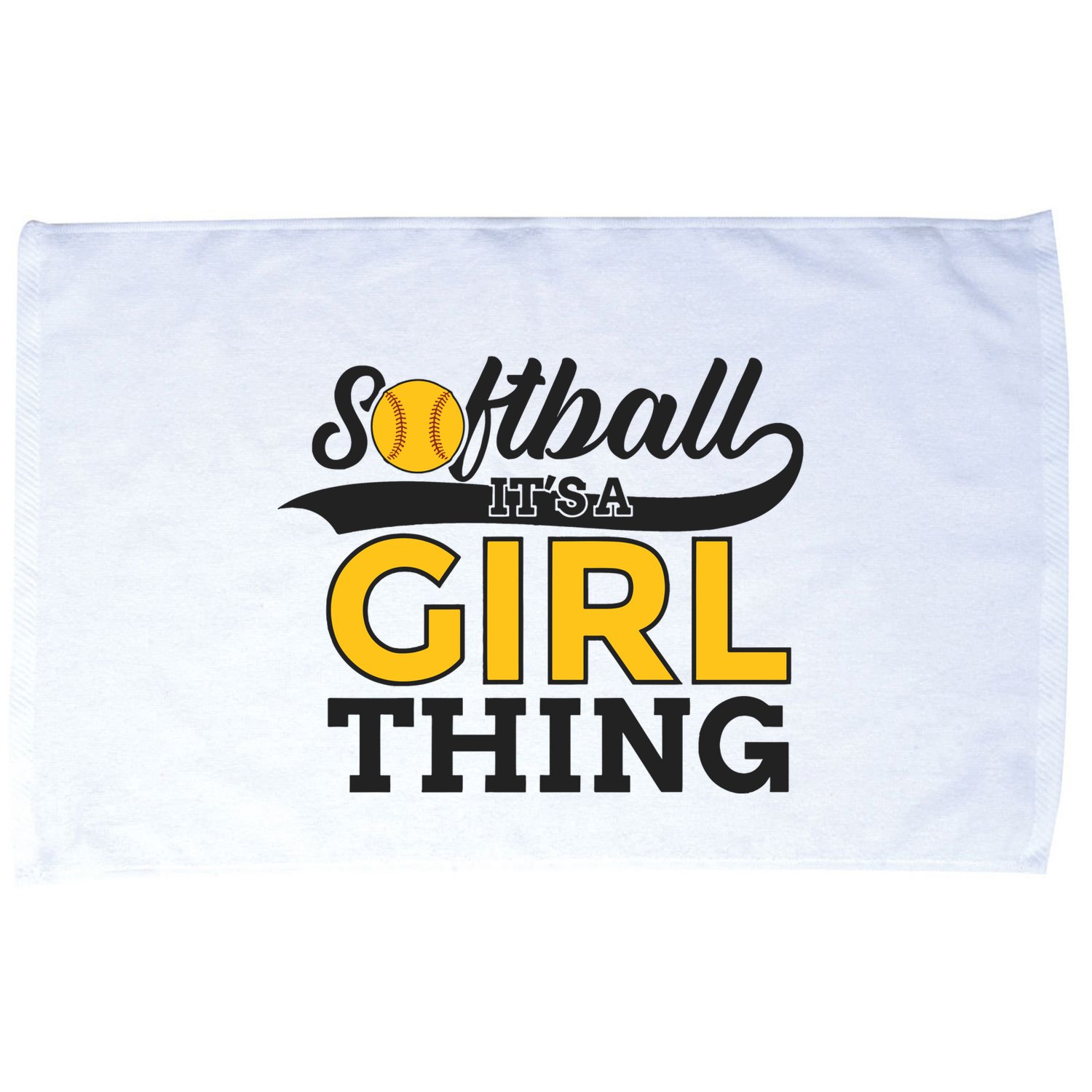 Softball ItS A Girl Thing Microfiber Hand Towel
