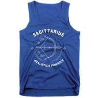 Sagittarius Idealistic And Generous Horoscope Funny Sign Gift Tank Top