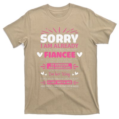 Sorry I Am Already Taken By Freaking Awesome Fiance Funny T-Shirt