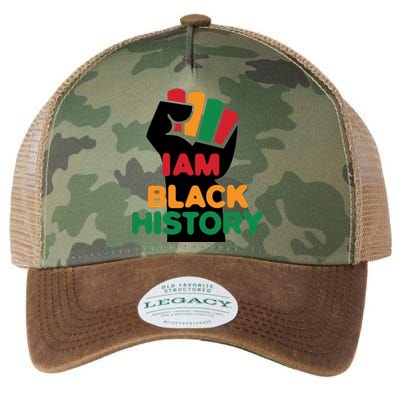 Strong I Am Black History For Juneteenth Day Gift Legacy Tie Dye Trucker Hat